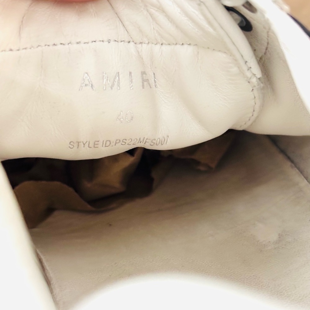 AMIRI STADIUM LOW SNEAKERS - Picture 7 of 11